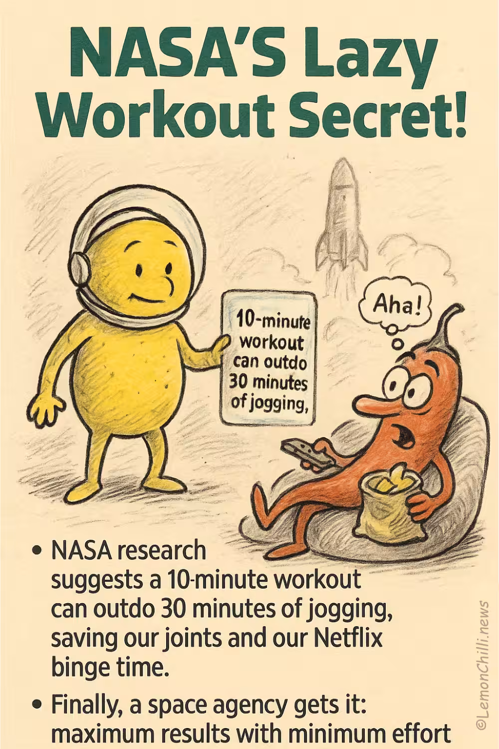 NASA's lazy workout secret