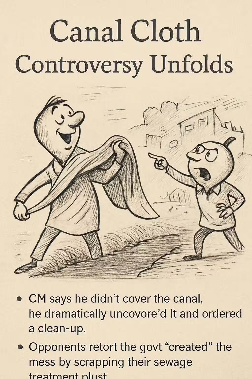 Canal Cloth Controversy Unfolds