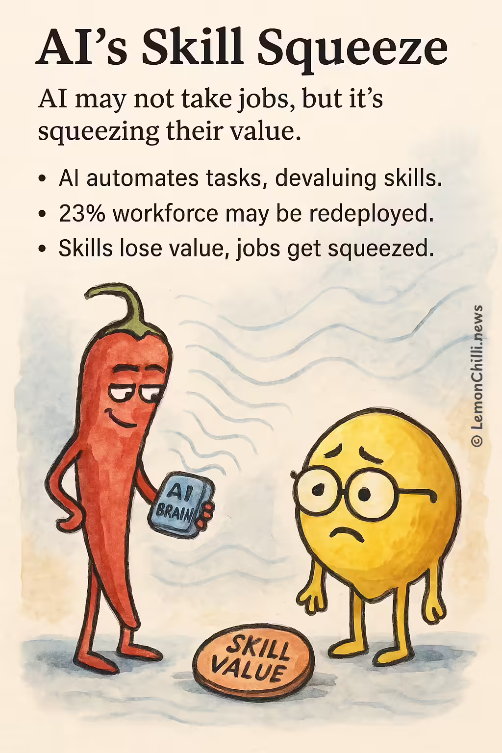 AI's Skill Squeeze