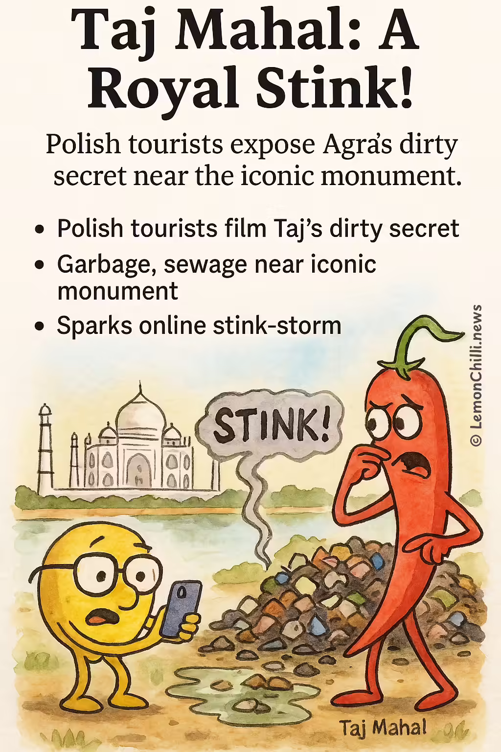 Taj Mahal: A Royal Stink!