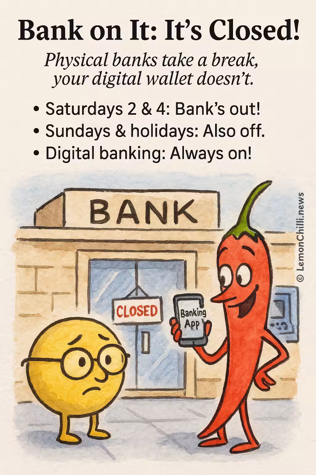 Bank on It: It's Closed!