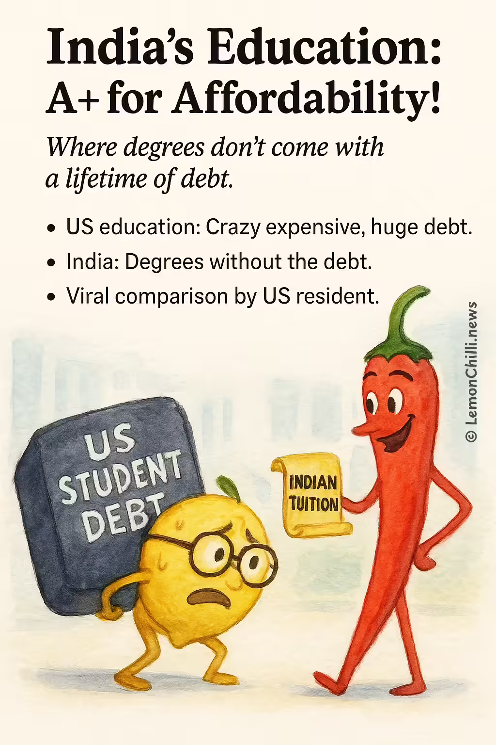 India's Education: A+ for Affordability!