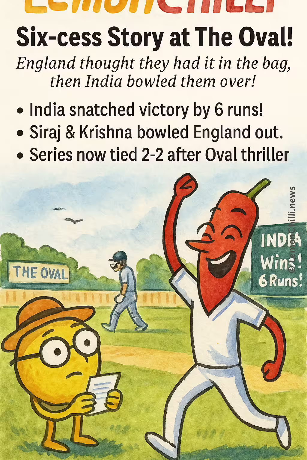 Six-cess Story at The Oval!