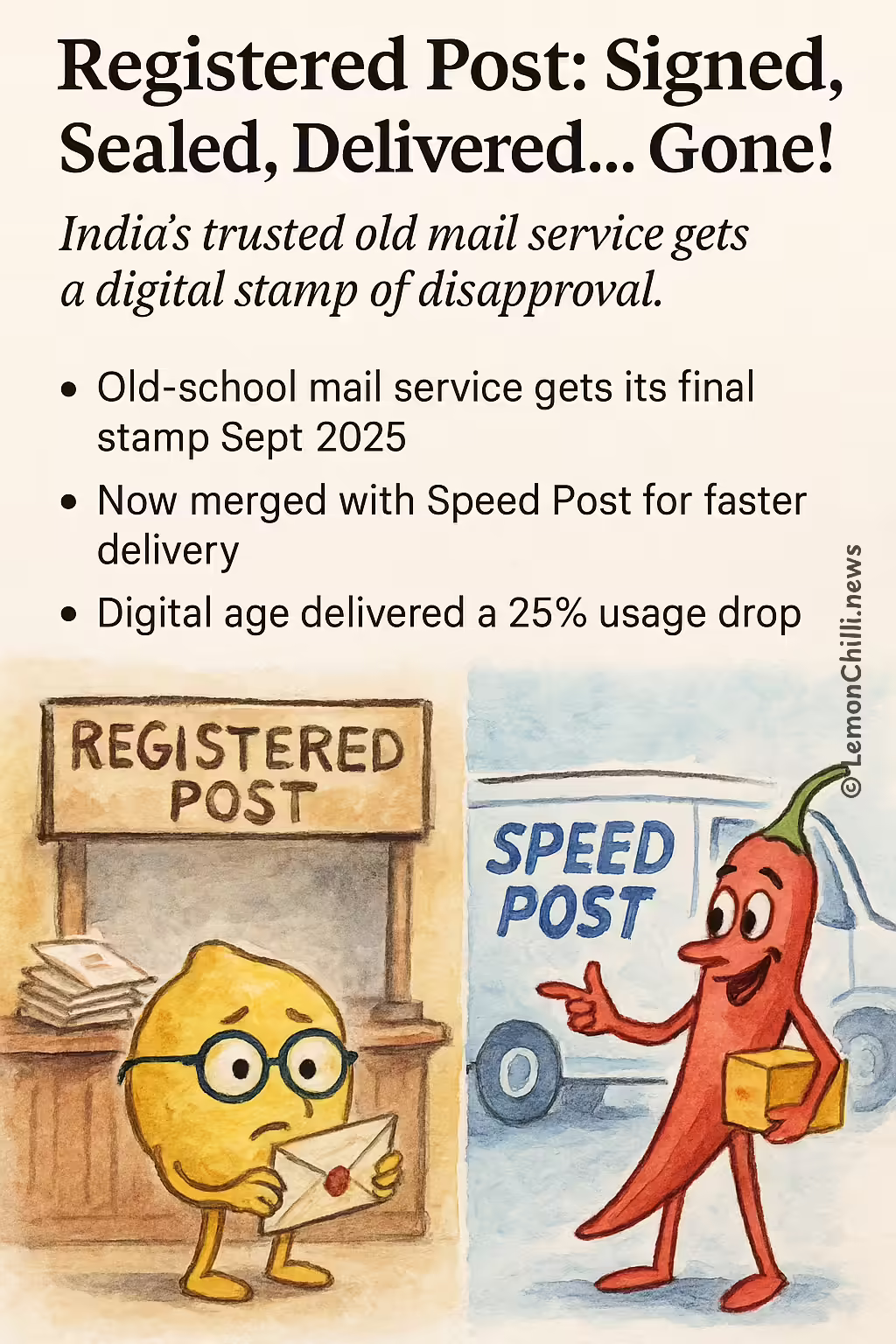 Registered Post: Signed, Sealed, Delivered... Gone!