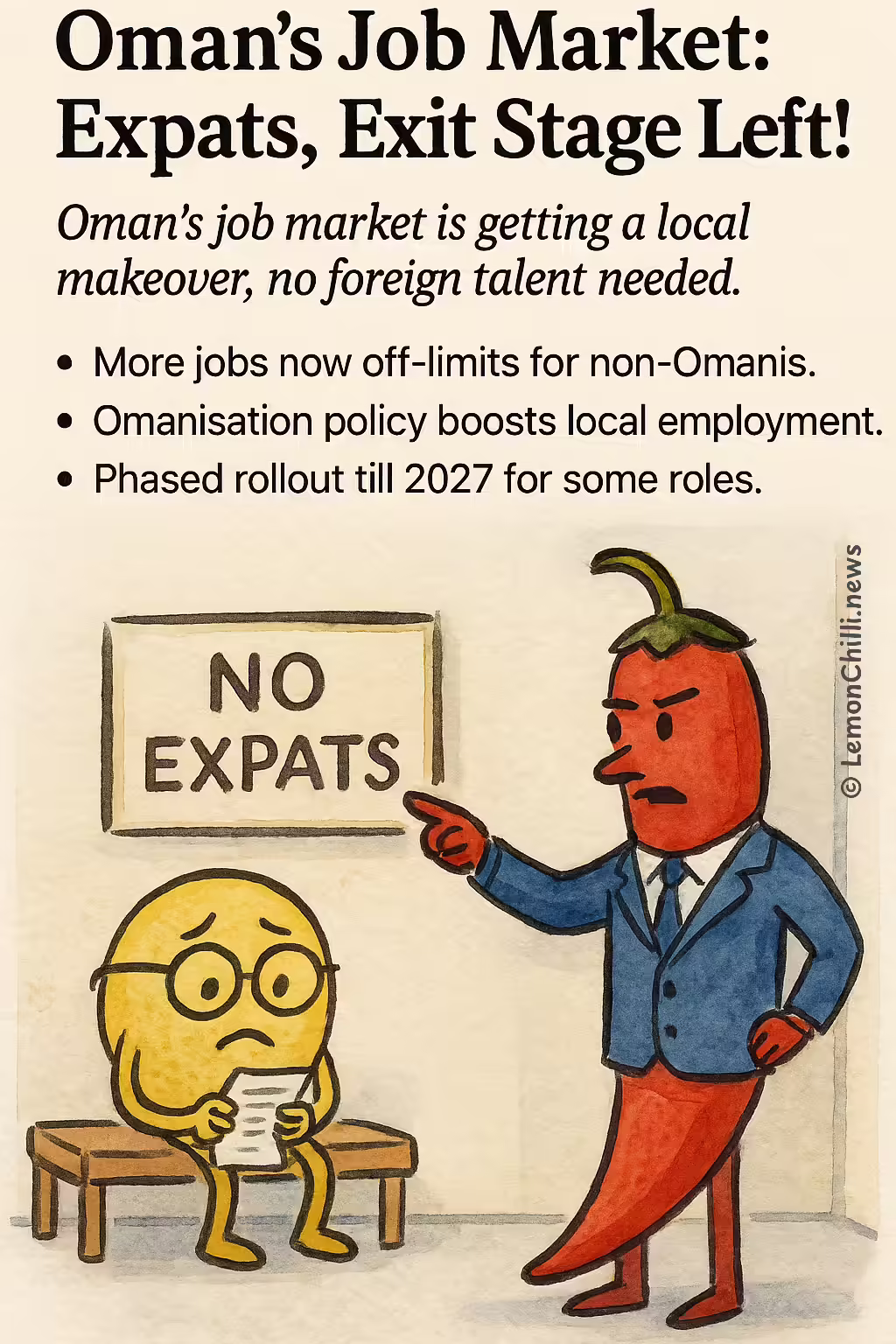 Oman's Job Market: Expats, Exit Stage Left!