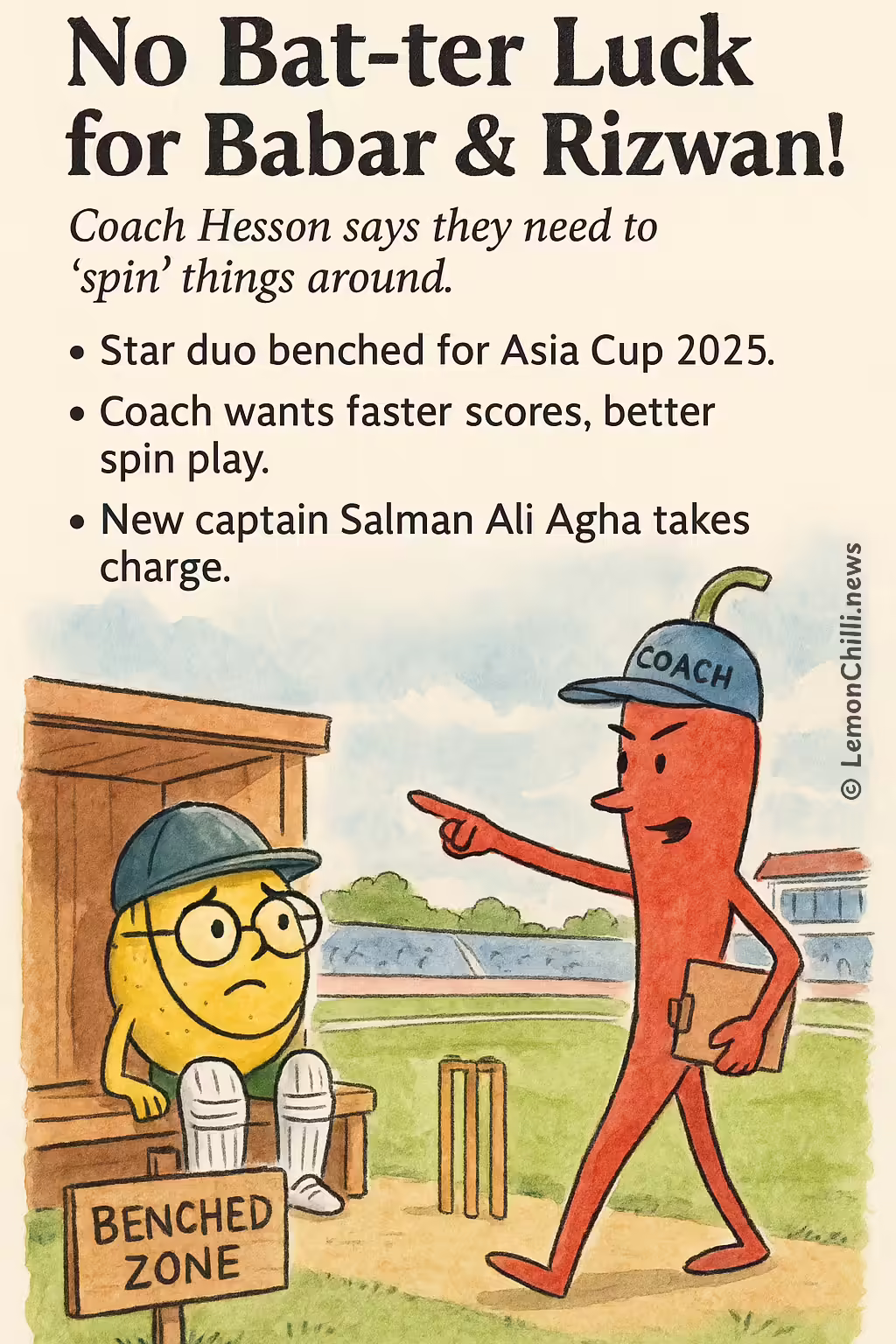 No Bat-ter Luck for Babar & Rizwan!