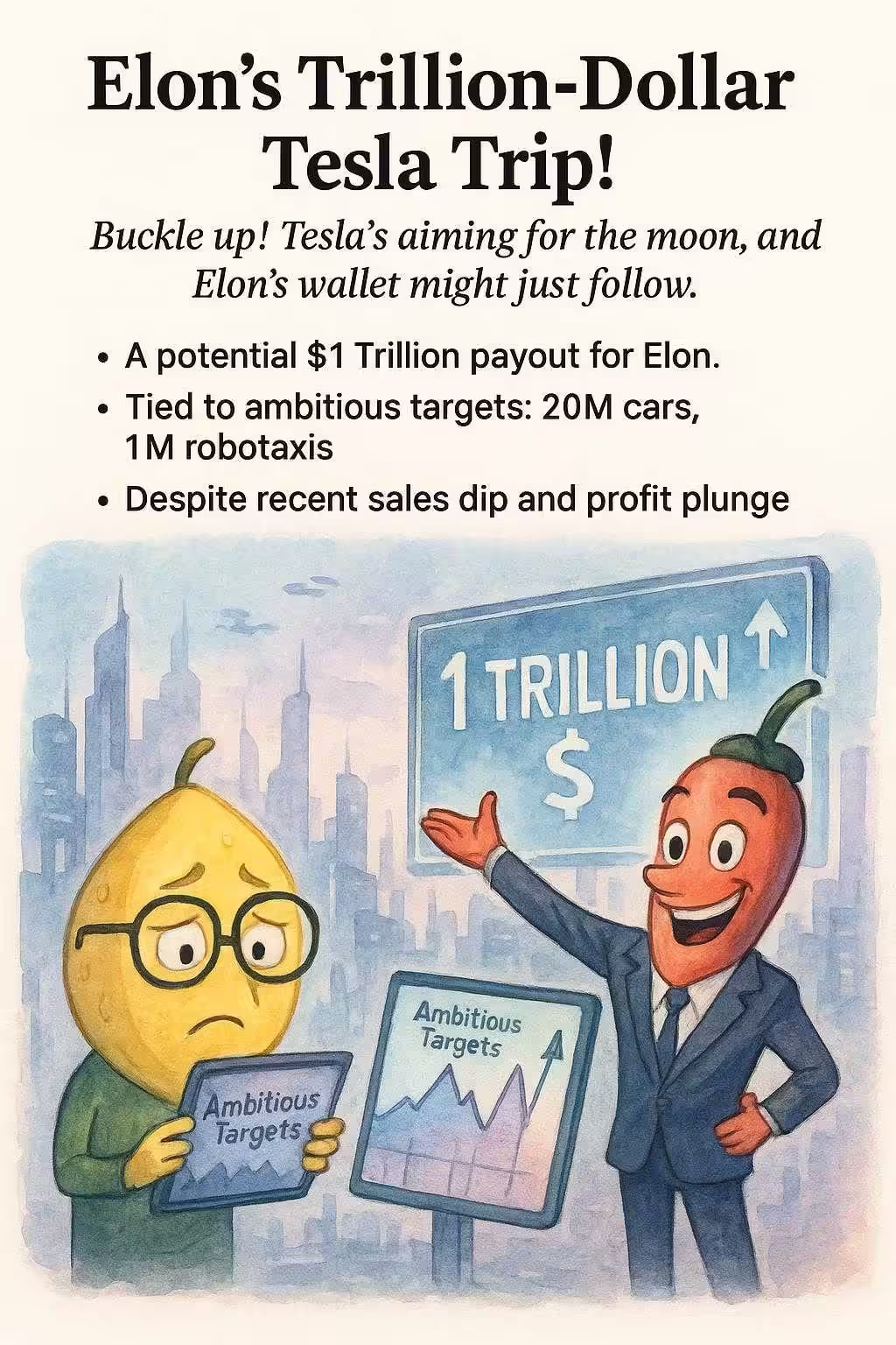 Elon's Trillion-Dollar Tesla Trip!