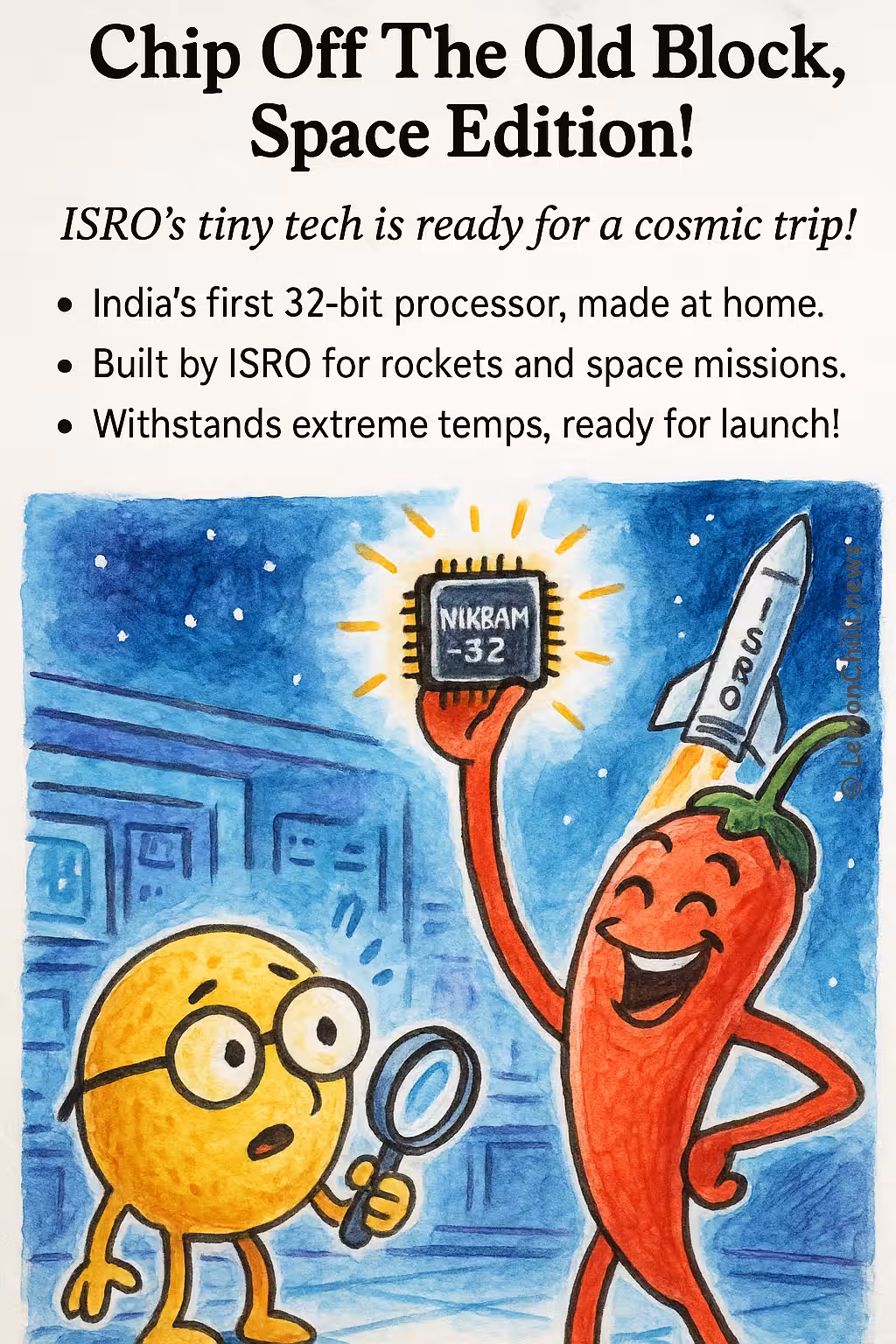 Chip Off The Old Block, Space Edition!