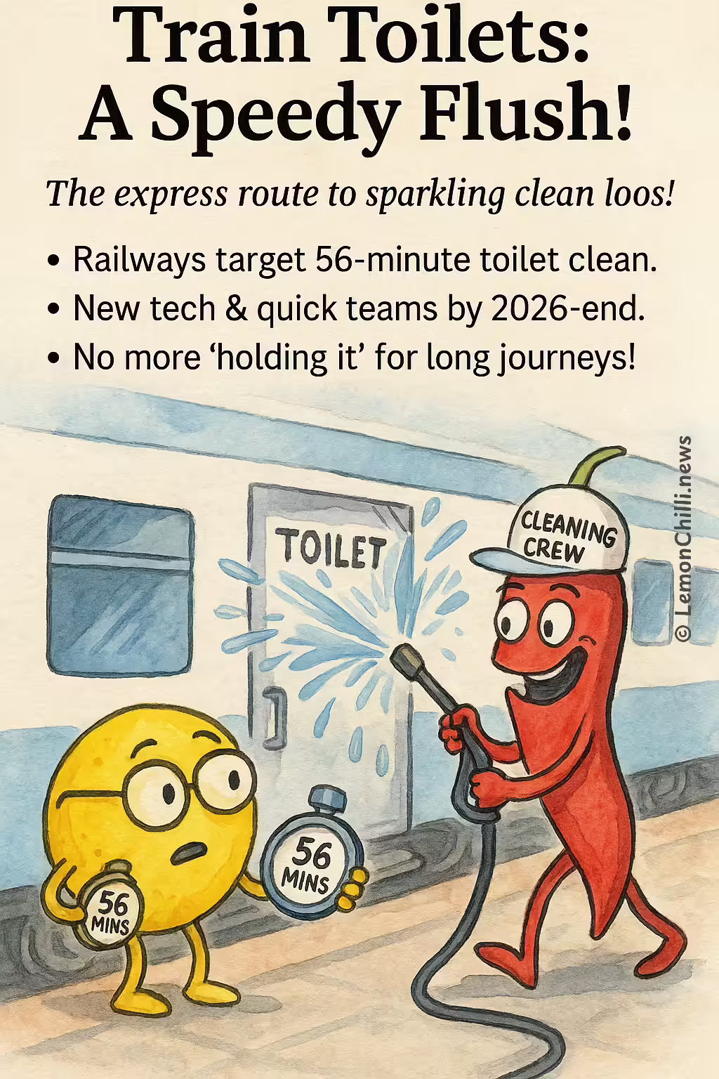Train Toilets: A Speedy Flush!