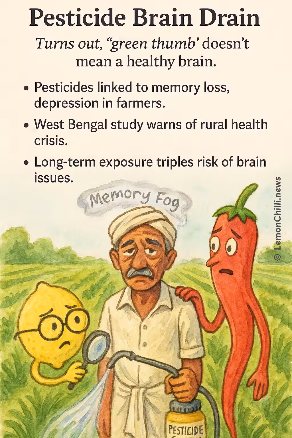 Pesticide Brain Drain