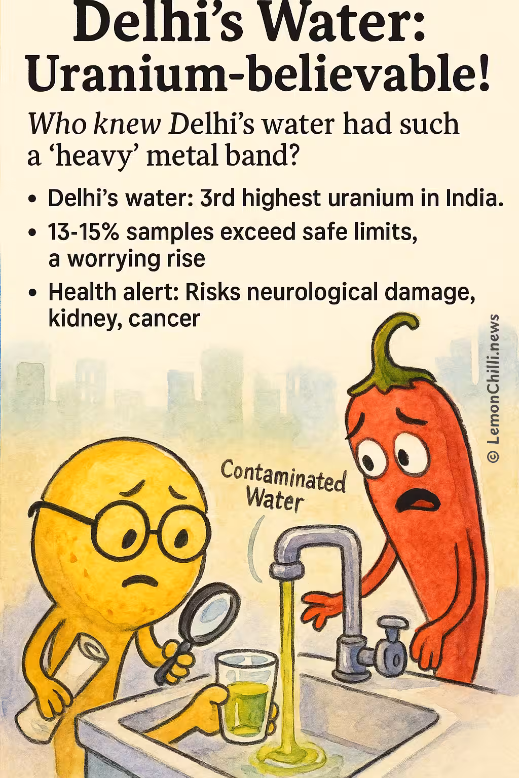 Delhi's Water: Uranium-believable!