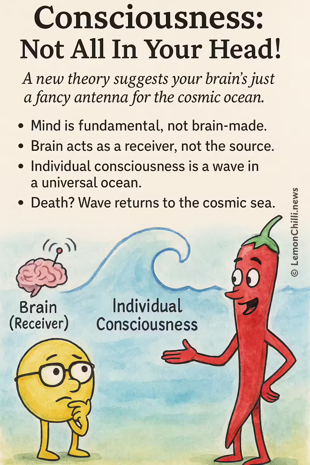 Consciousness: Not All In Your Head!