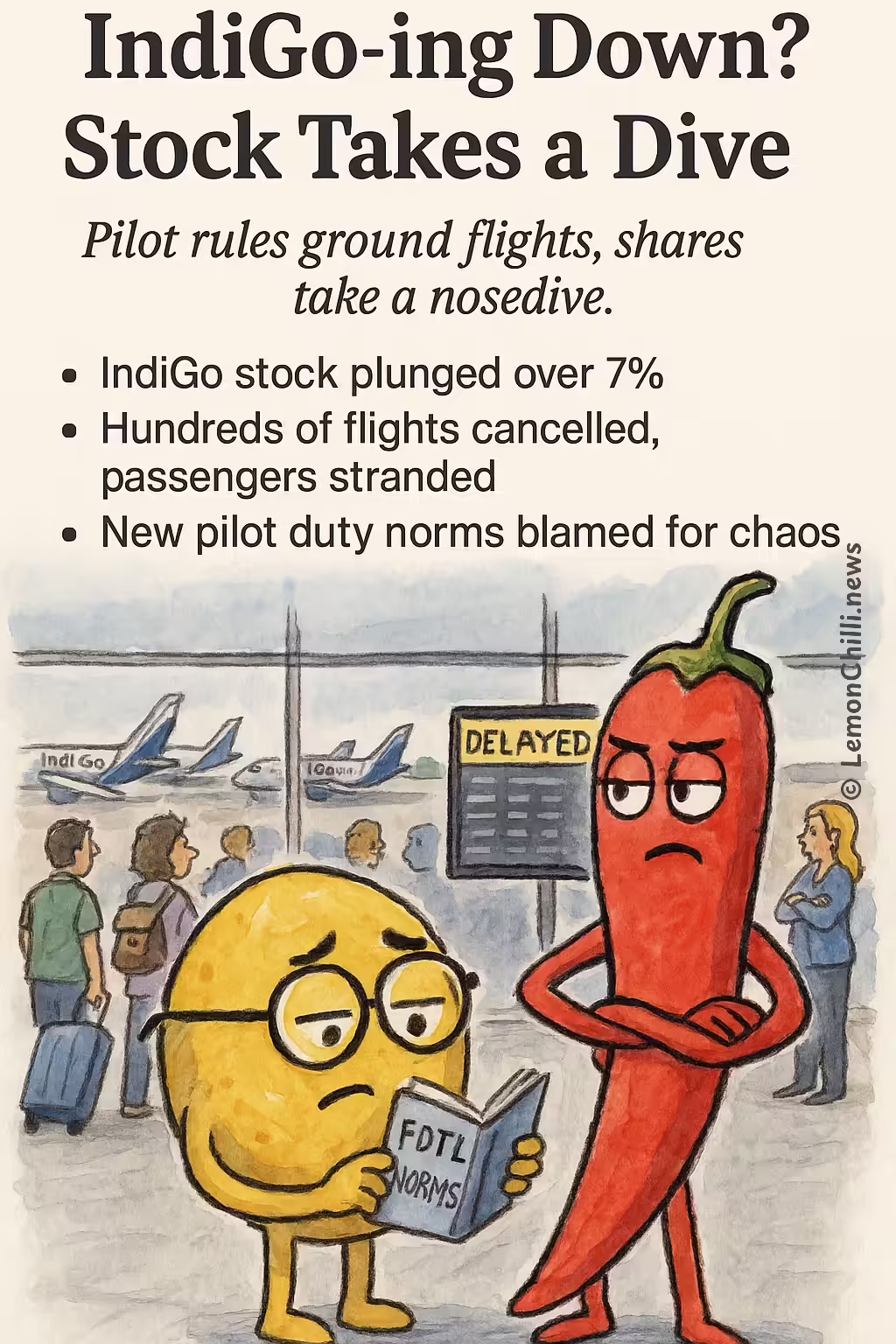IndiGo-ing Down? Stock Takes a Dive!