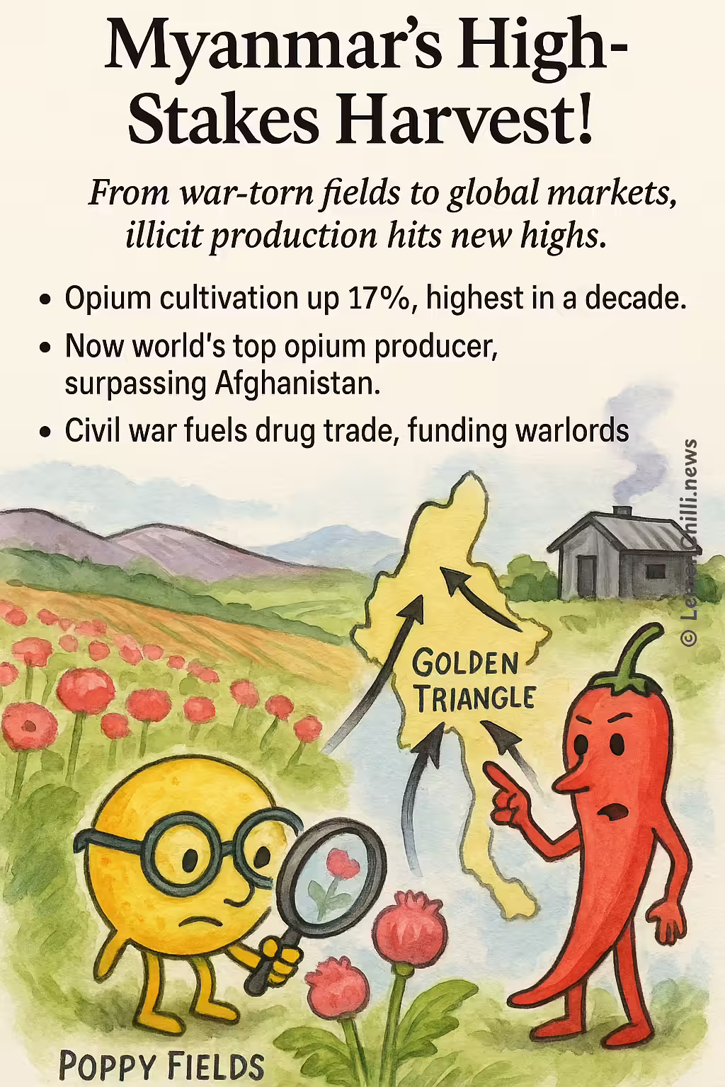 Myanmar's High-Stakes Harvest!