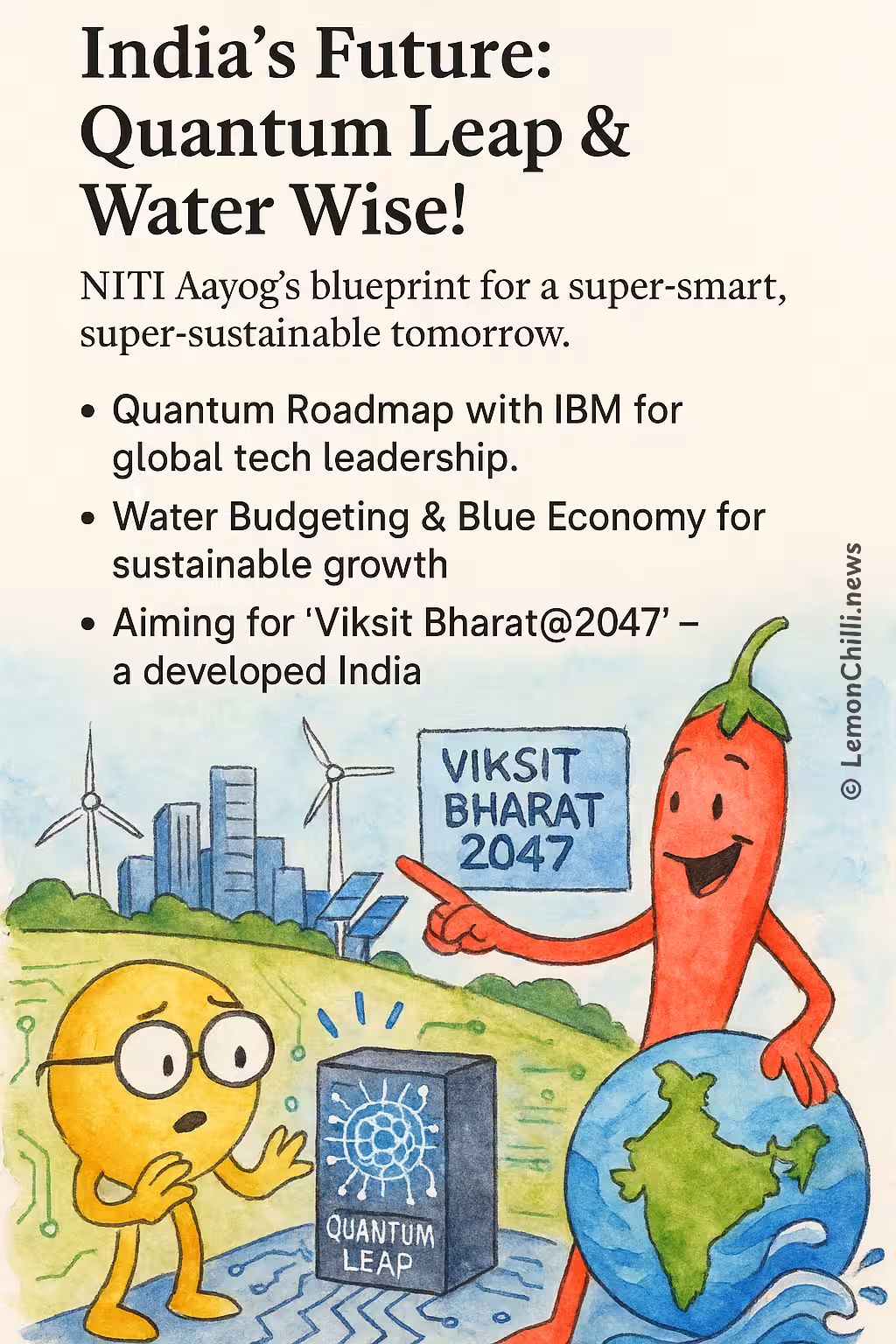 India's Future: Quantum Leap & Water Wise!