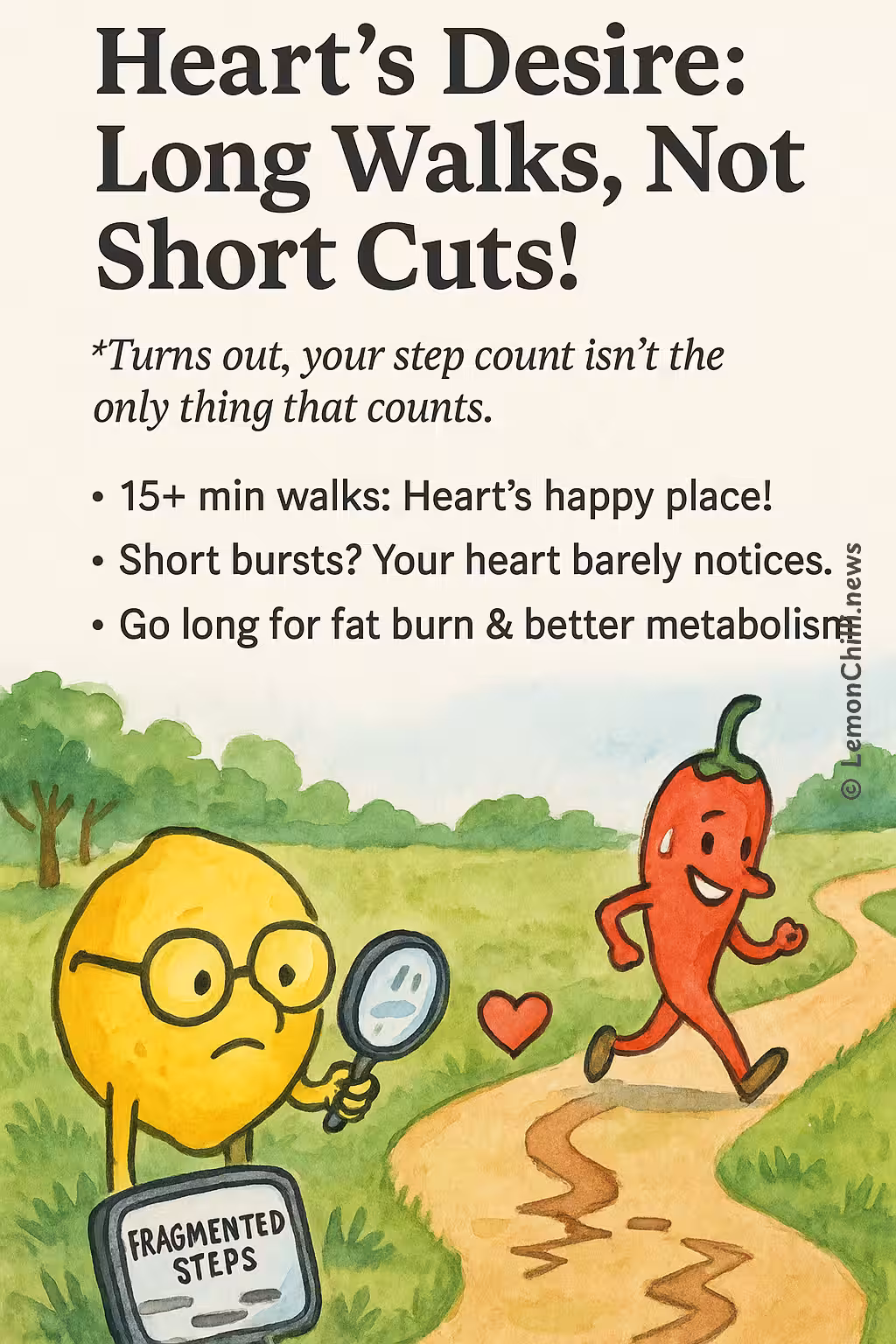 Heart's Desire: Long Walks, Not Short Cuts!