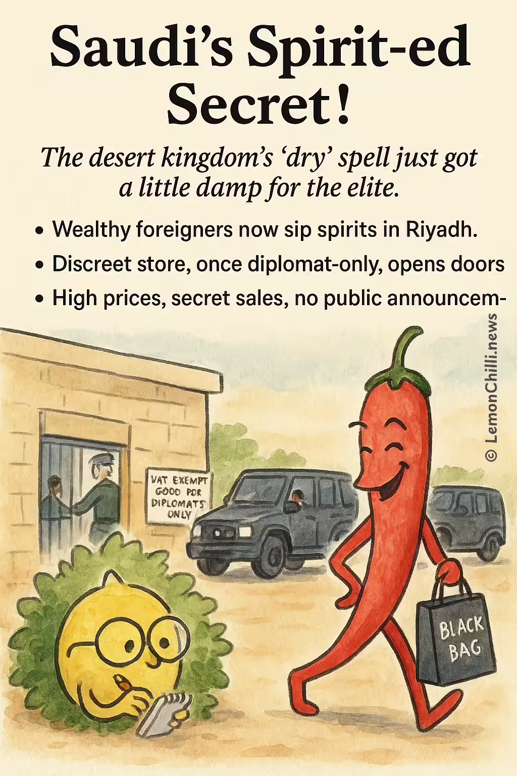 Saudi's Spirit-ed Secret!