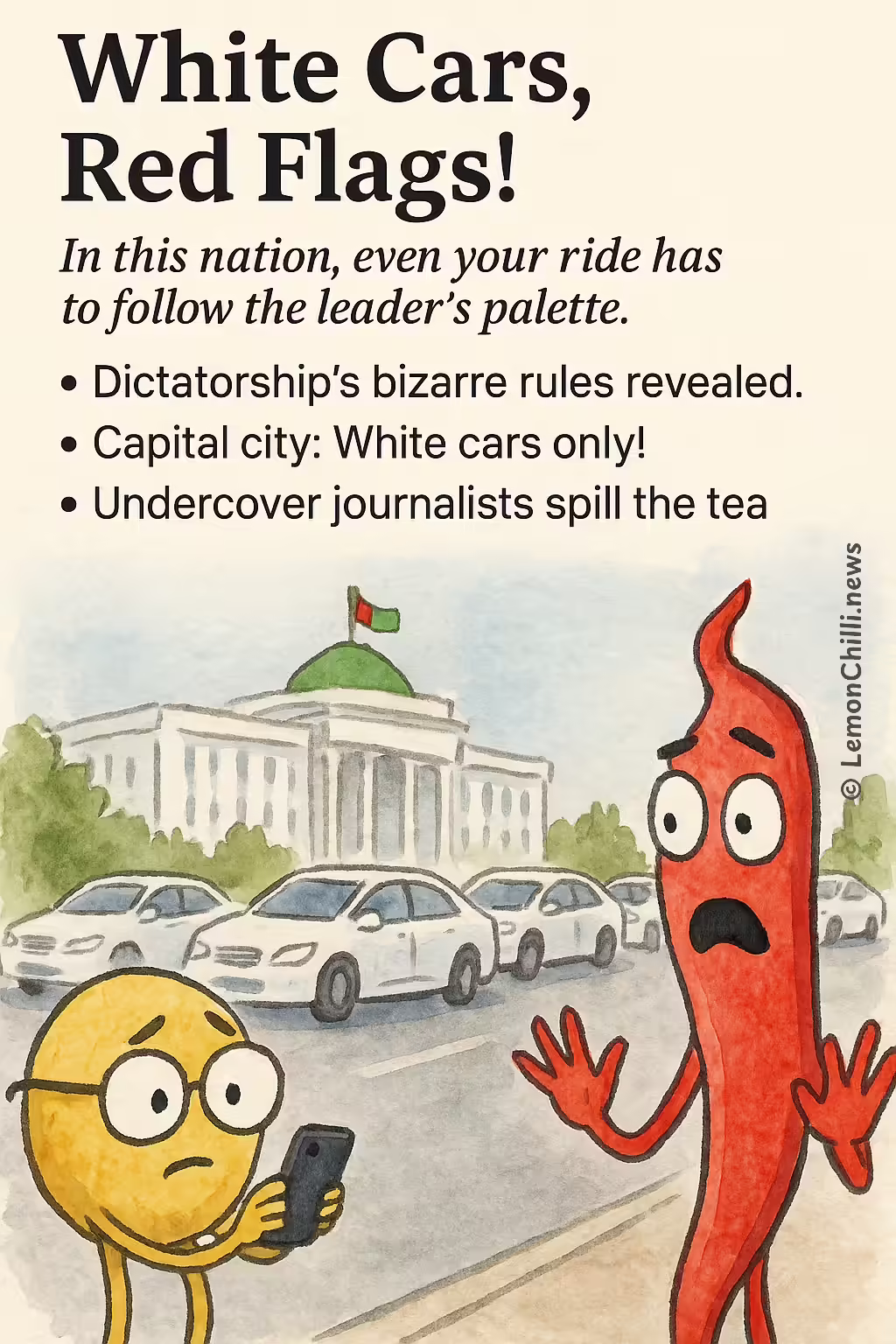 White Cars, Red Flags!