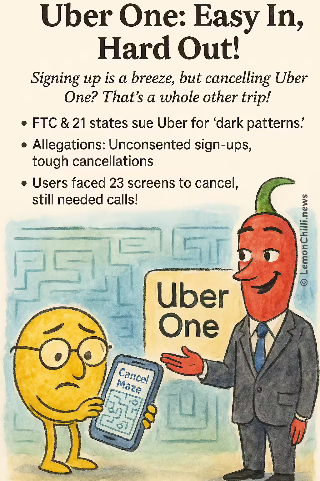 Uber One: Easy In, Hard Out!