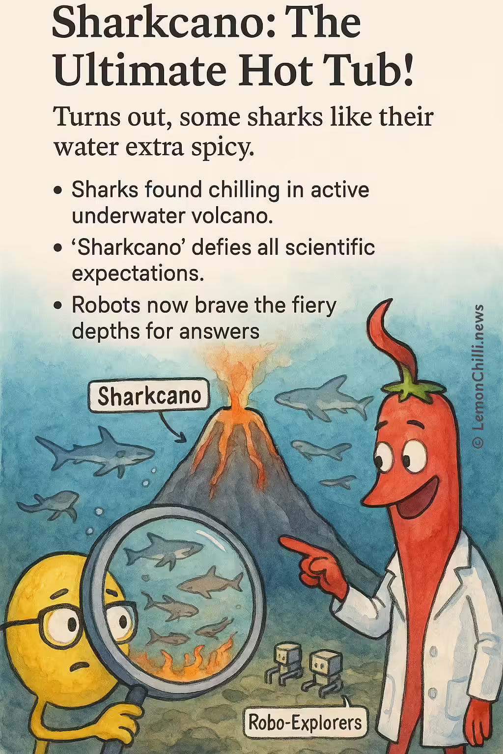 Sharkcano: The Ultimate Hot Tub!