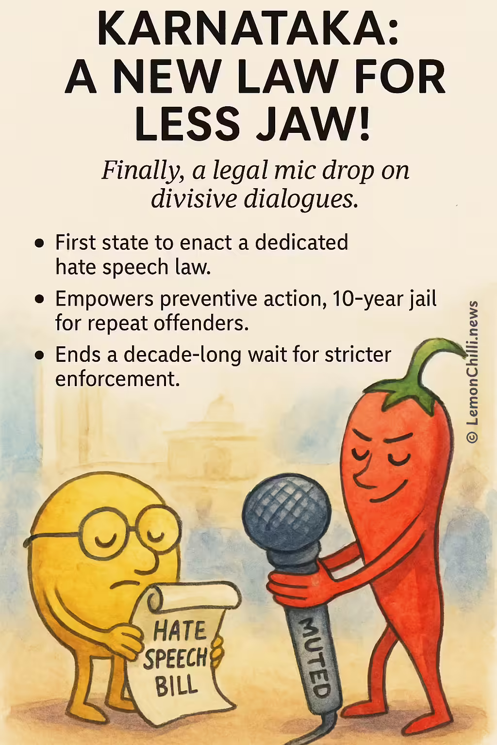 Karnataka: A New Law for Less Jaw!