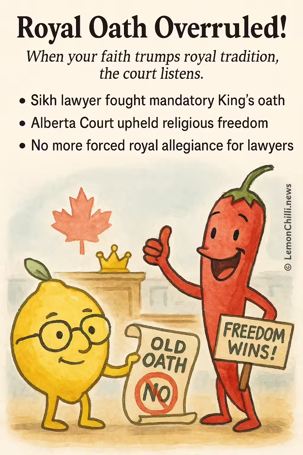 Royal Oath Overruled!