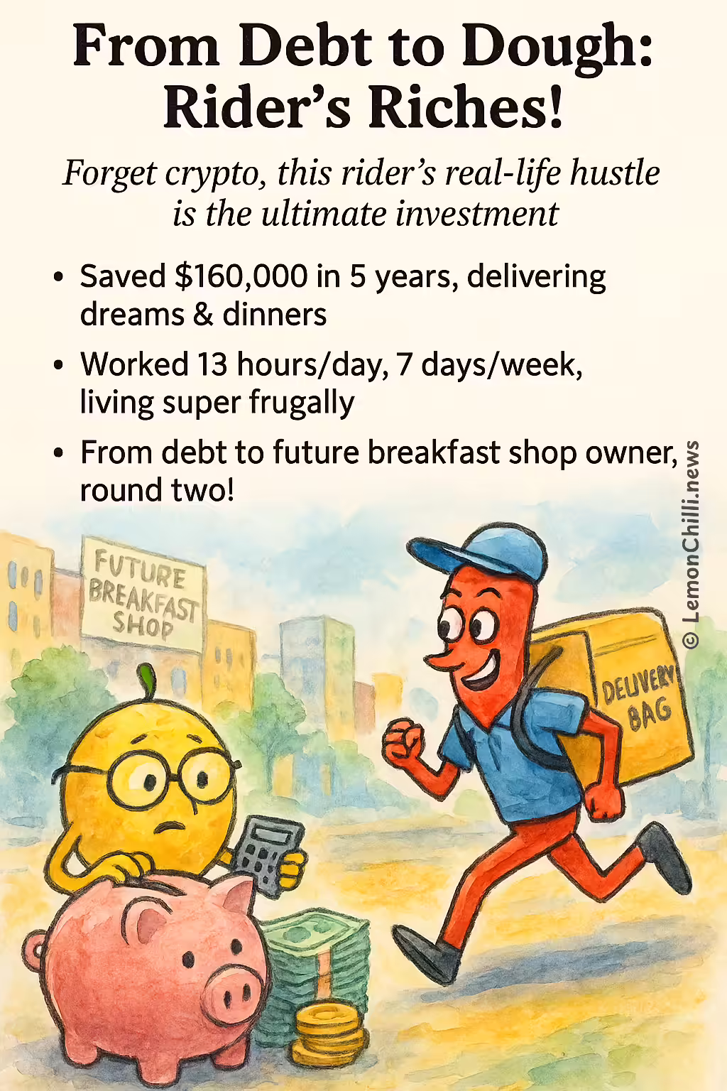 From Debt to Dough: Rider's Riches!