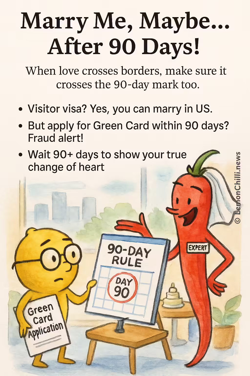 Marry Me, Maybe... After 90 Days!