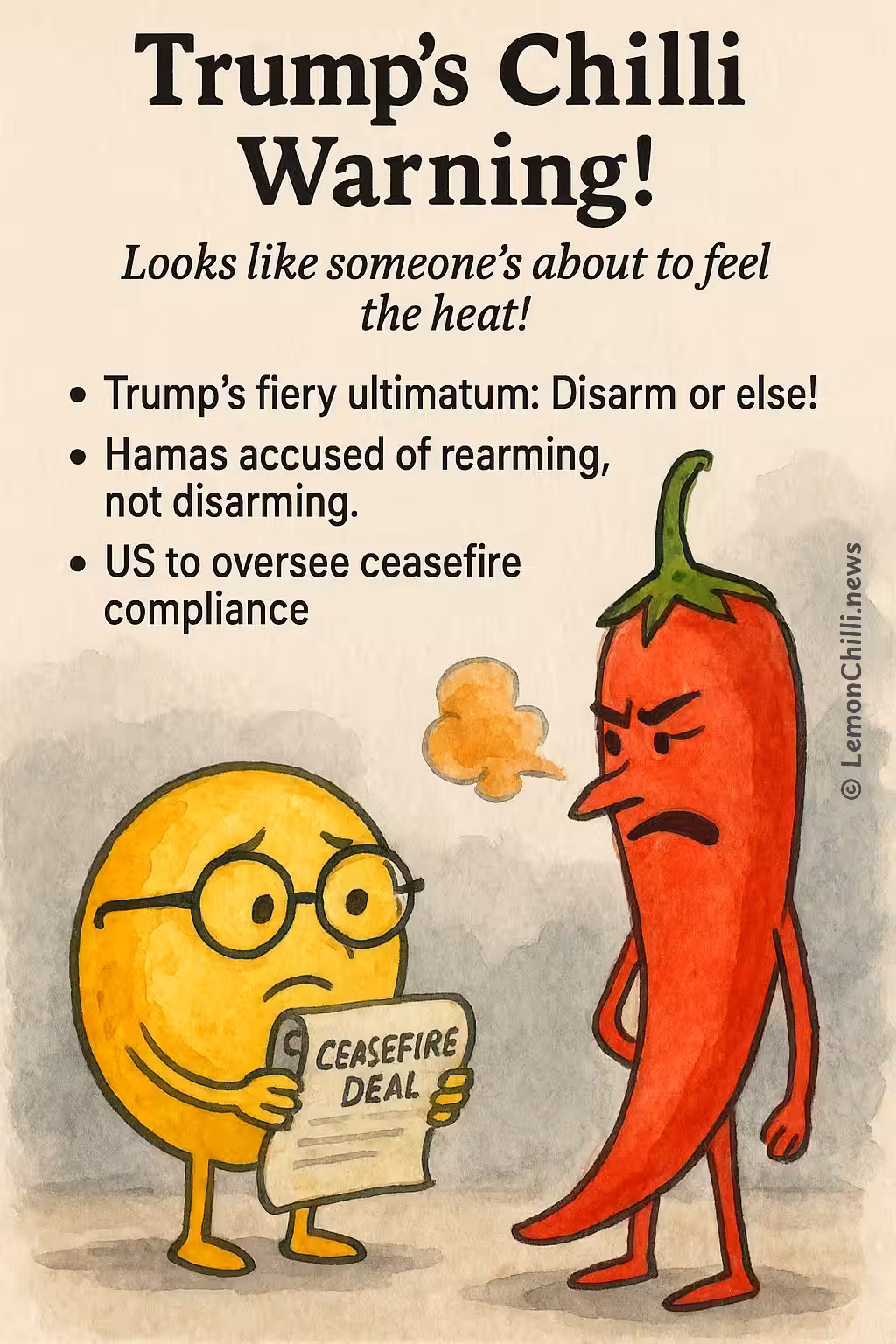 Trump's Chilli Warning!