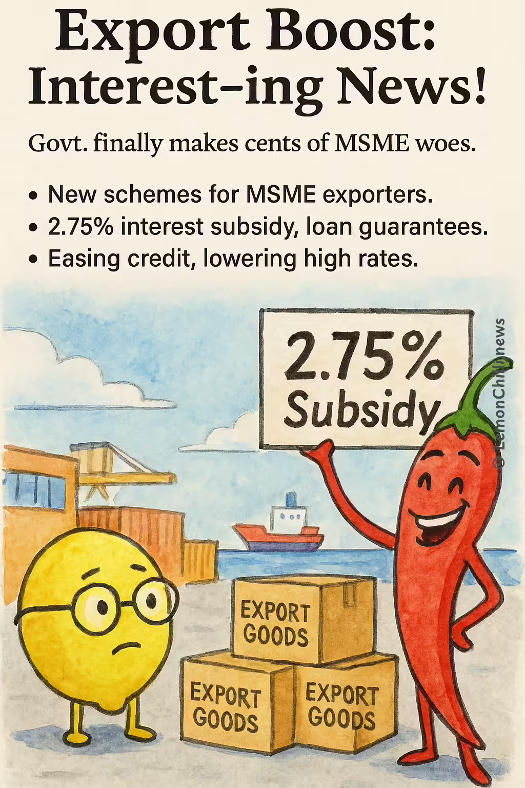 Export Boost: Interest-ing News!