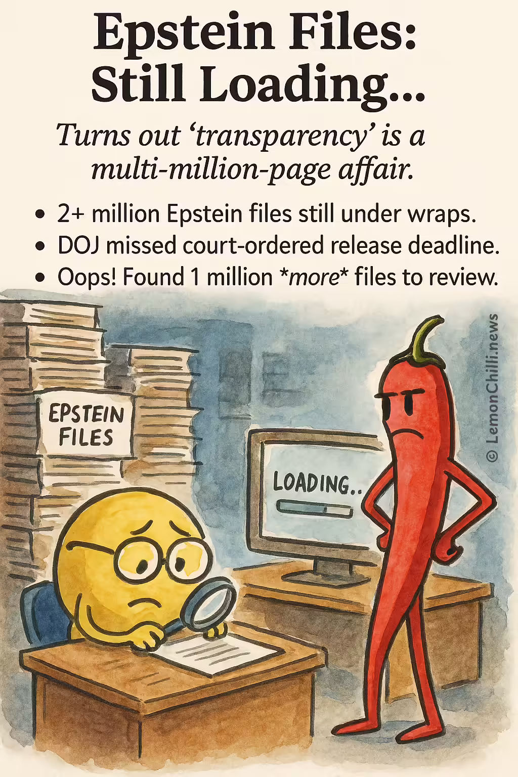 Epstein Files: Still Loading...