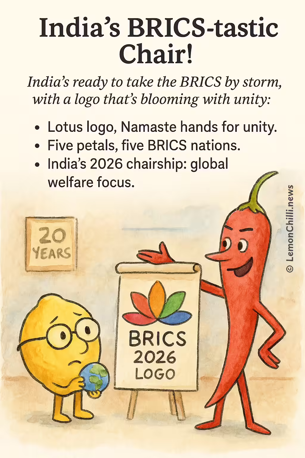 India's BRICS-tastic Chair!