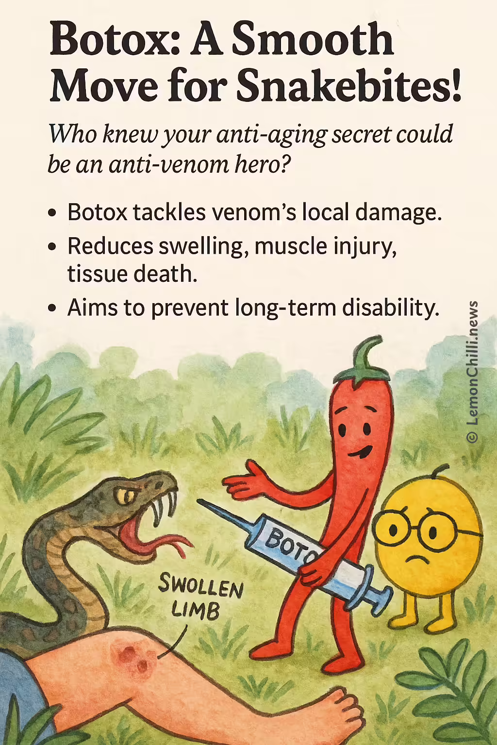 Botox: A Smooth Move for Snakebites!