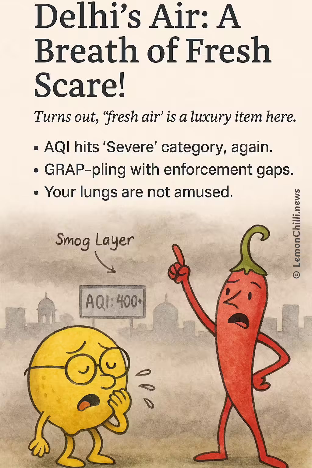 Delhi's Air: A Breath of Fresh Scare!