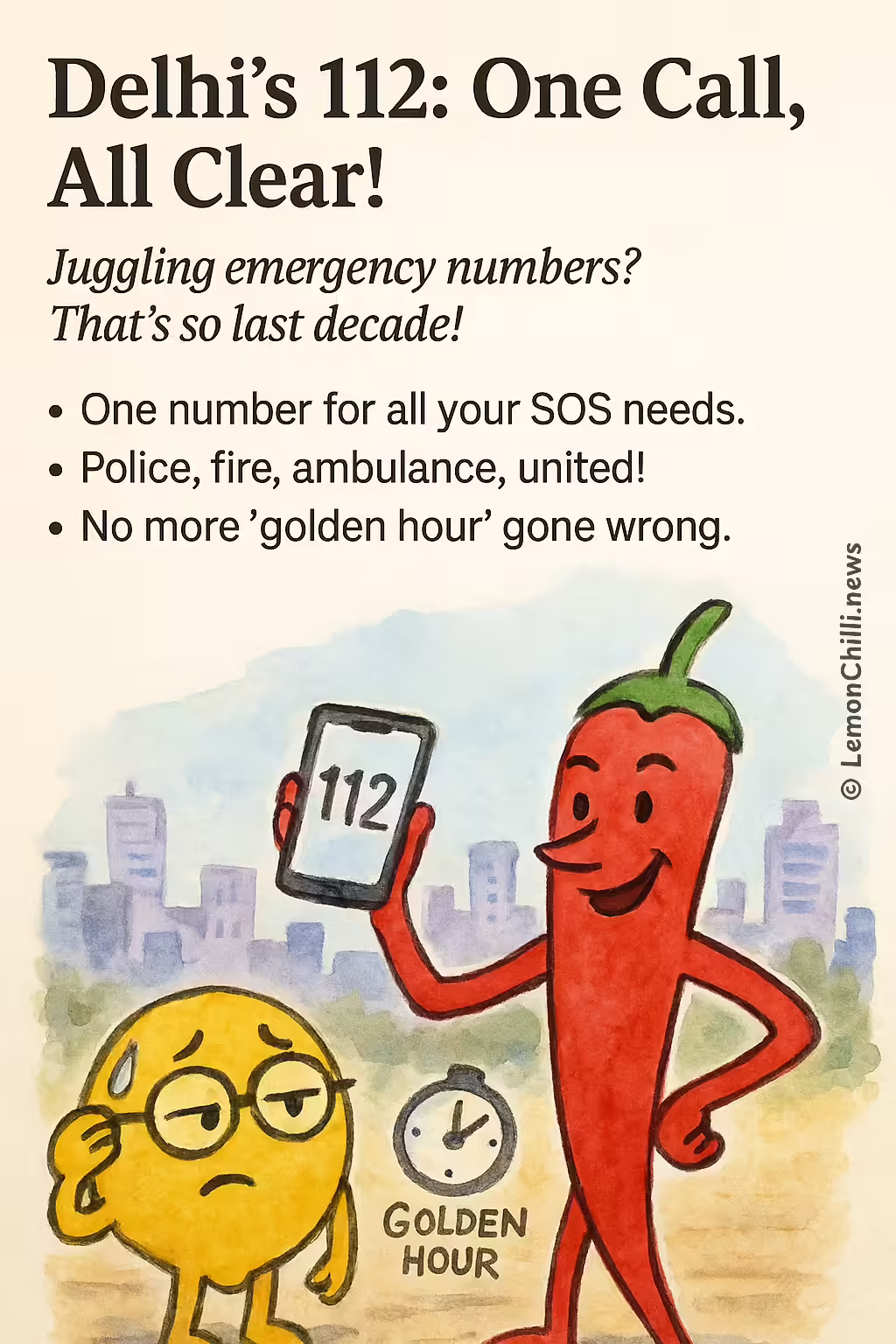Delhi's 112: One Call, All Clear!