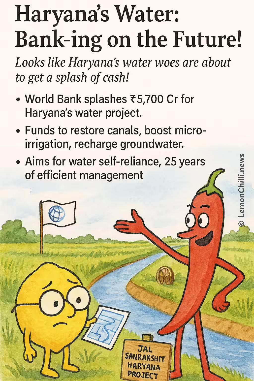 Haryana's Water: Bank-ing on the Future!