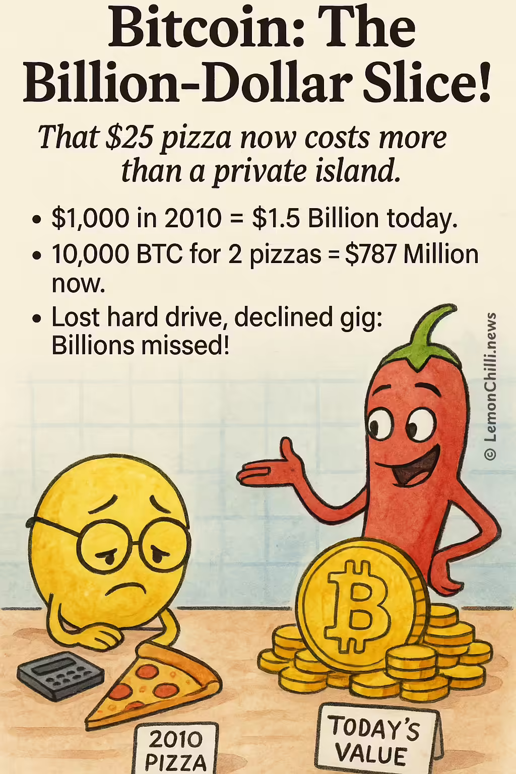 Bitcoin: The Billion-Dollar Slice!