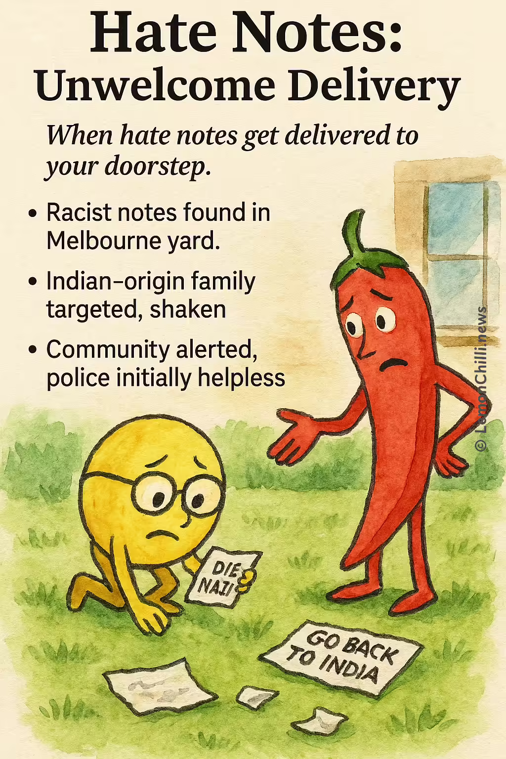 Hate Notes: Unwelcome Delivery