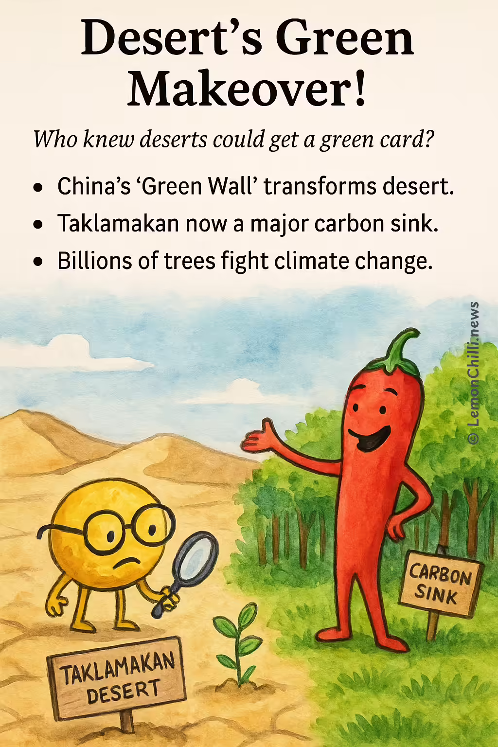 Desert's Green Makeover!