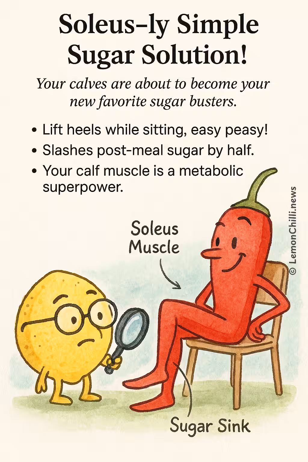 Soleus-ly Simple Sugar Solution!