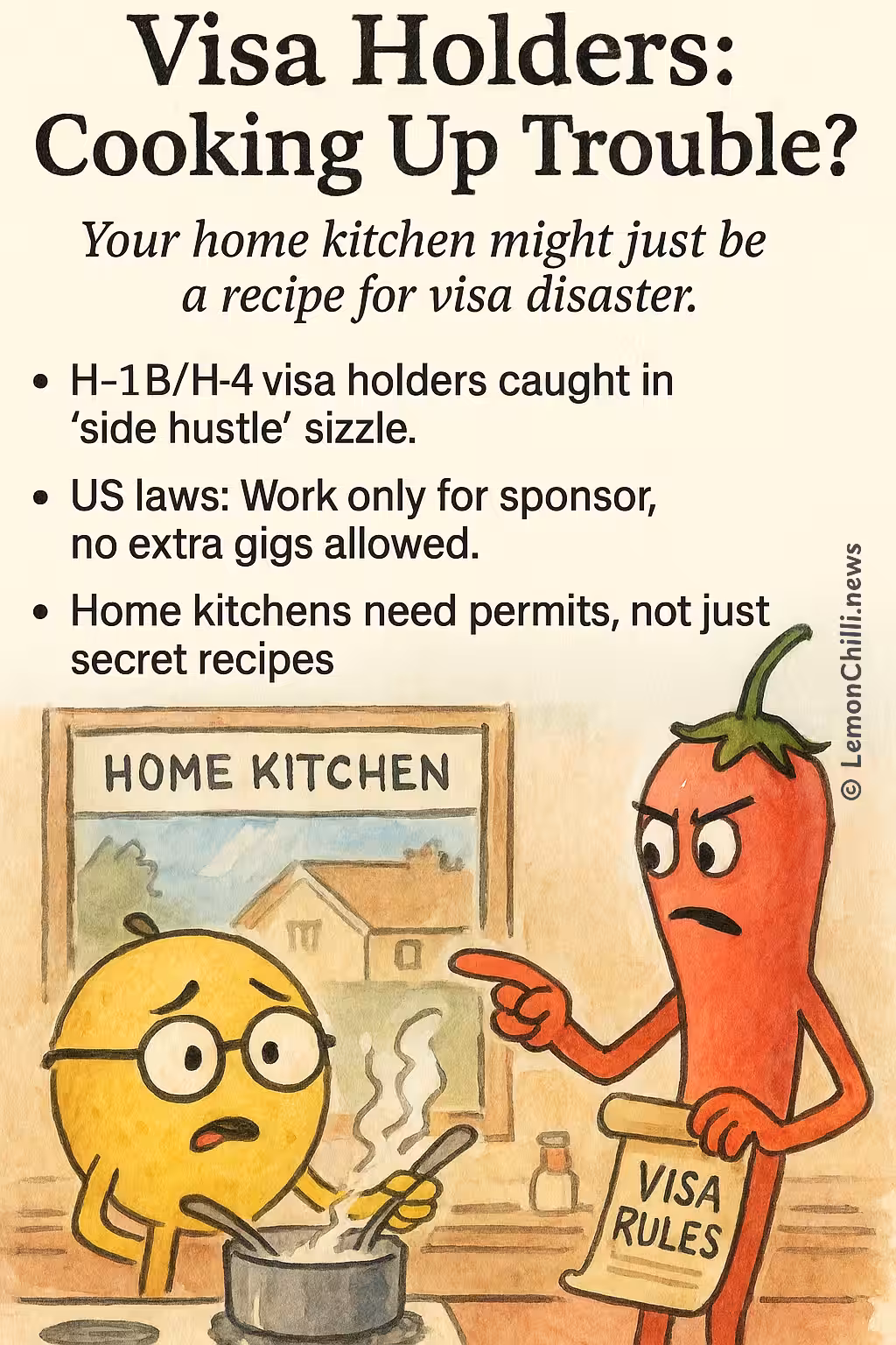 Visa Holders: Cooking Up Trouble?