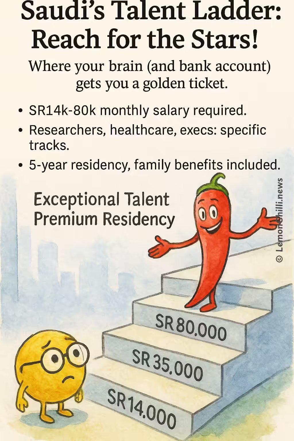 Saudi's Talent Ladder: Reach for the Stars!