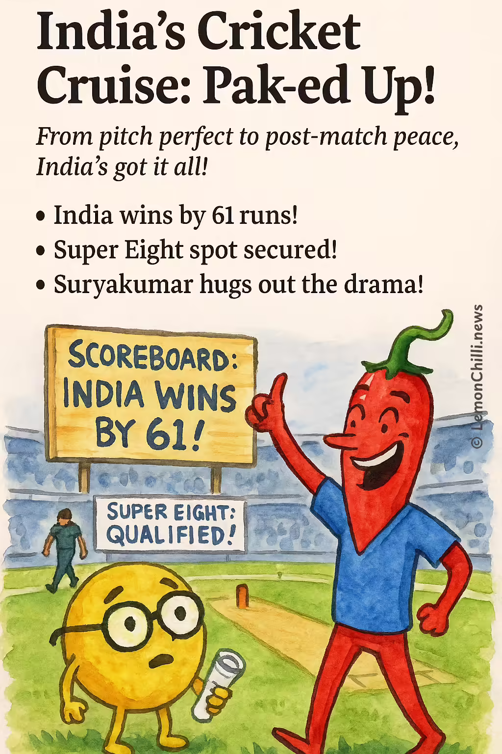 India's Cricket Cruise: Pak-ed Up!