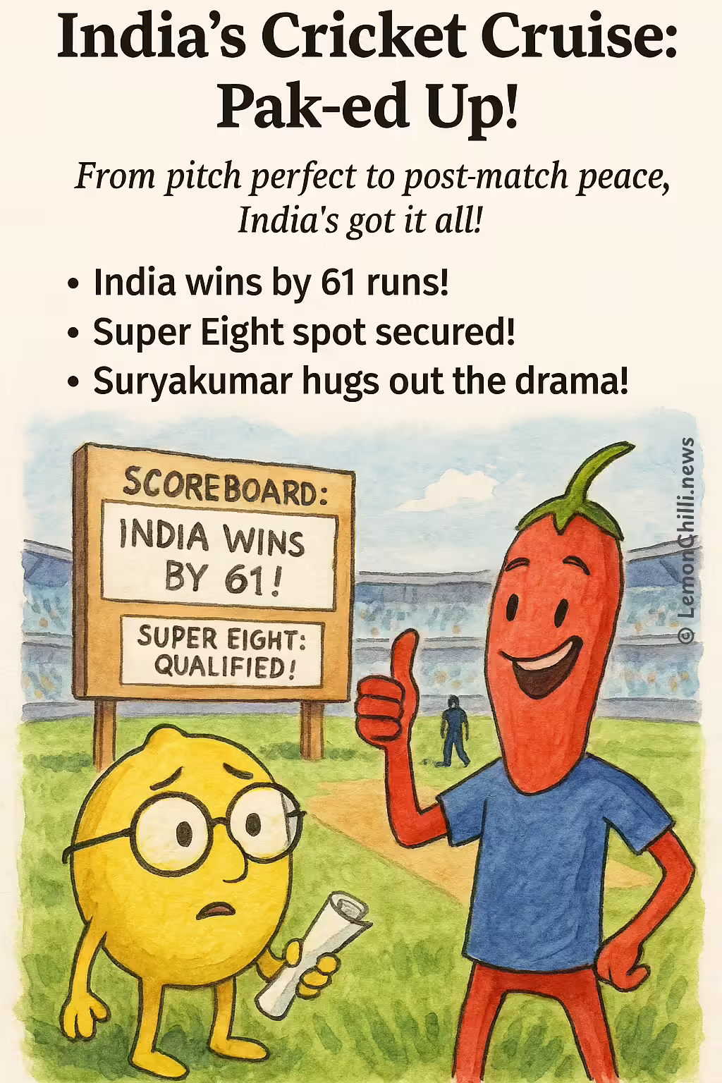 India's Cricket Cruise: Pak-ed Up!