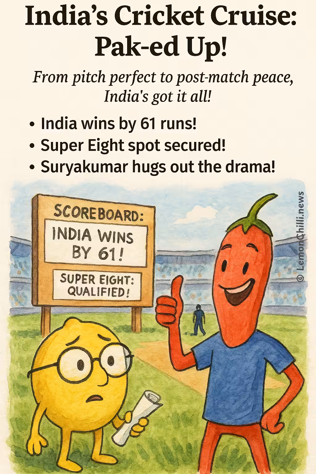India's Cricket Cruise: Pak-ed Up!