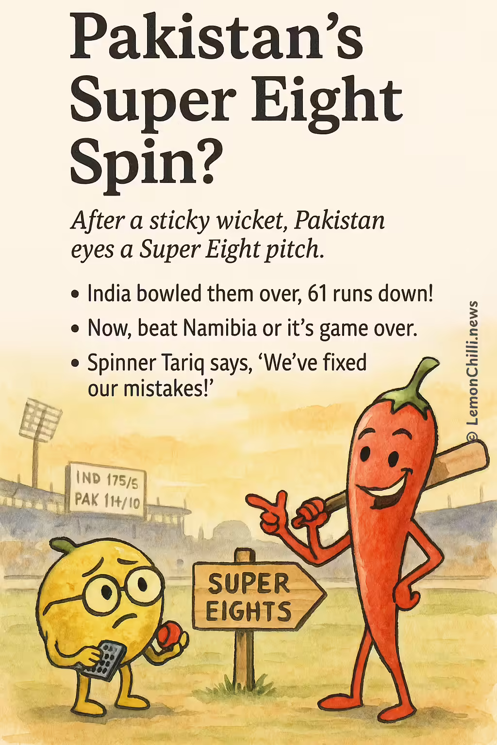 Pakistan's Super Eight Spin?