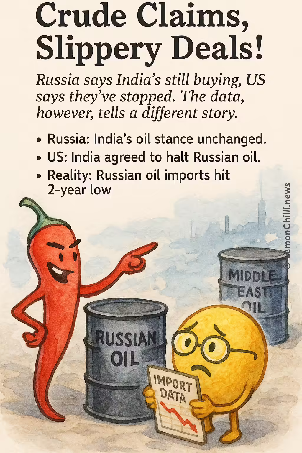 Crude Claims, Slippery Deals!