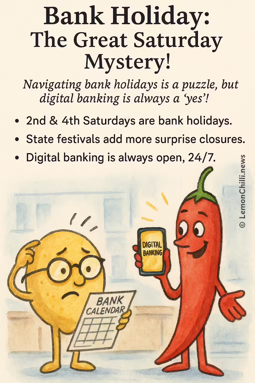 Bank Holiday: The Great Saturday Mystery!