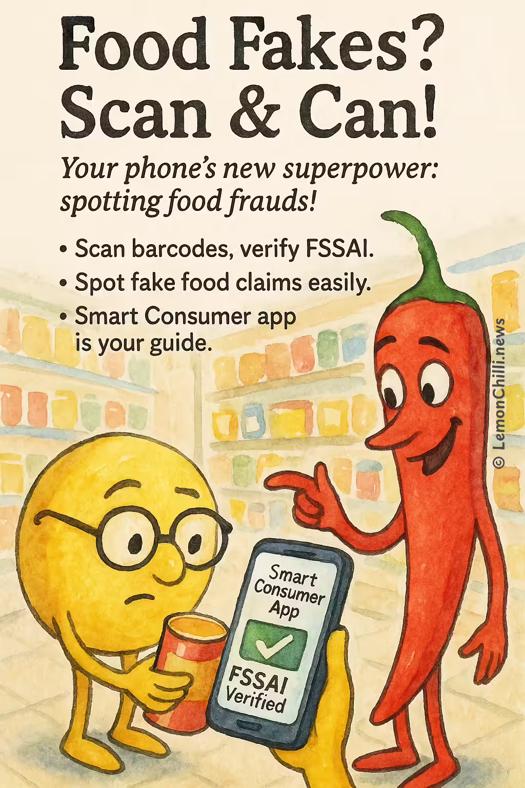 Food Fakes? Scan & Can!
