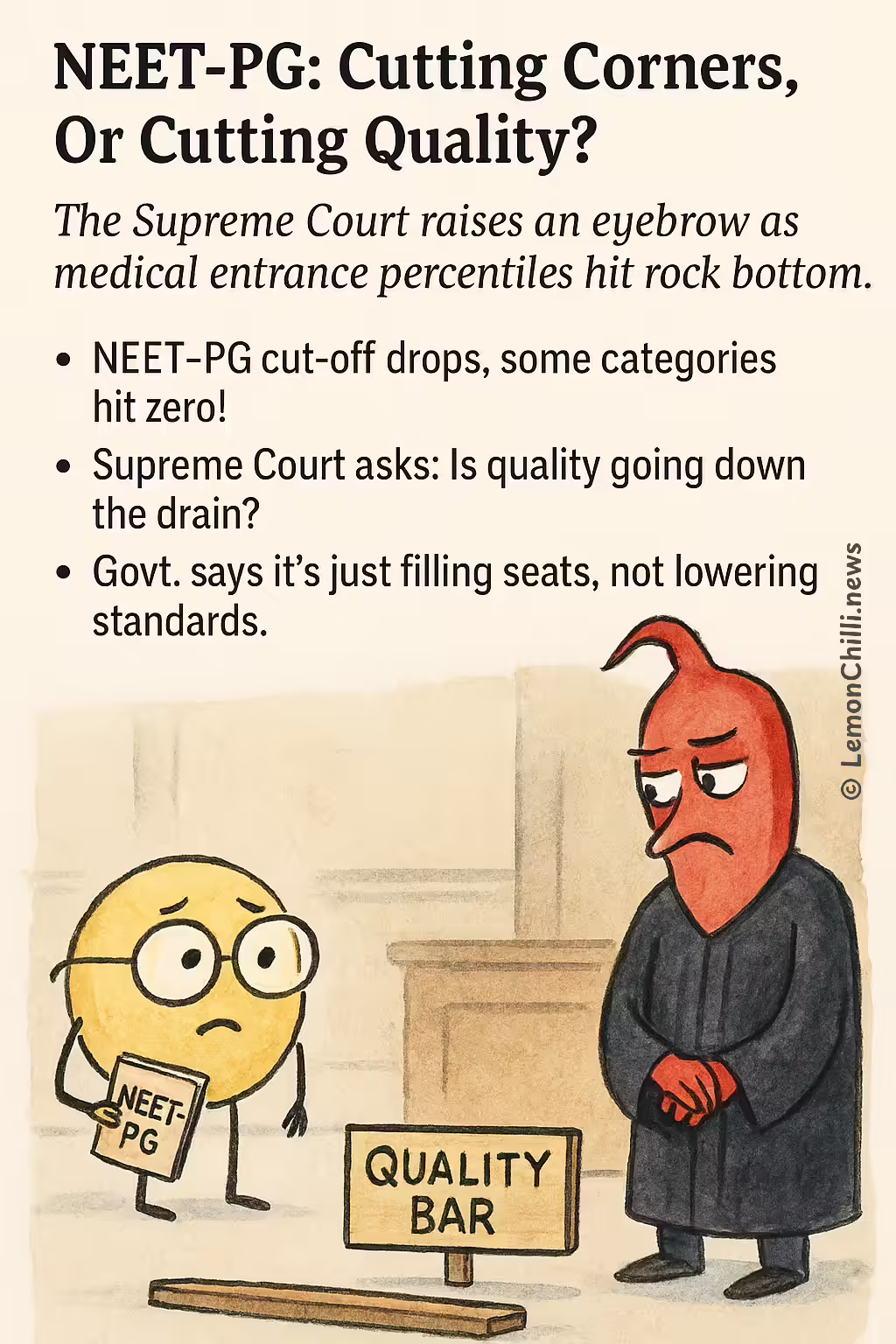 NEET-PG: Cutting Corners, Or Cutting Quality?